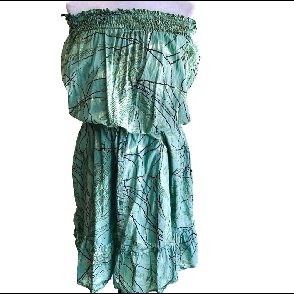 Torrid Smocked Tiered Tube Sun Dress